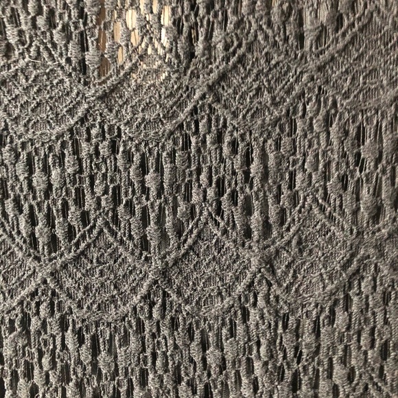 Kendall & Kylie Black Lace Cap Sleeve Flare Dress - Picture 4 of 6